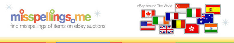 eBay Misspellings - www.misspellings.me